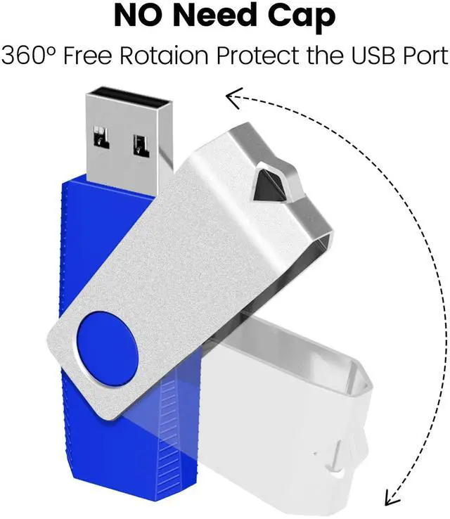 Alt view image 5 of 5 - EASTBULL 50 Pack of Flash Drives Bulk 16GB USB 2.0 Flash Drives Pack USB Drives Bulk Thumb Drives in Bulk with 50 Strings (16 GB)