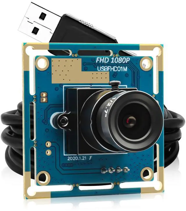 Main image of USB Camera Module 1080P - 120fps High Speed Webcam with CMOS OV2710 Sensor, Low Light Industrial Lightburn Camera Board Plug&Play for 3D Printer Robot Machine Vision