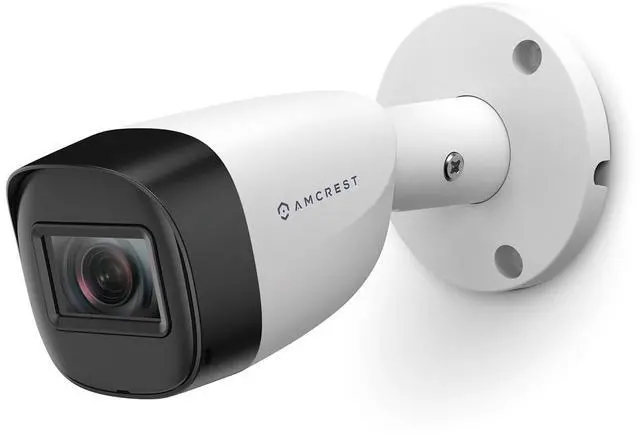 Main image of Amcrest Full HD 1080P 1920TVL Bullet Outdoor Security Camera (Quadbrid 4in1 HD-CVI/TVI/AHD/Analog), 2MP 1920x1080, 129° FOV, White AMC1081BC28-W-V4