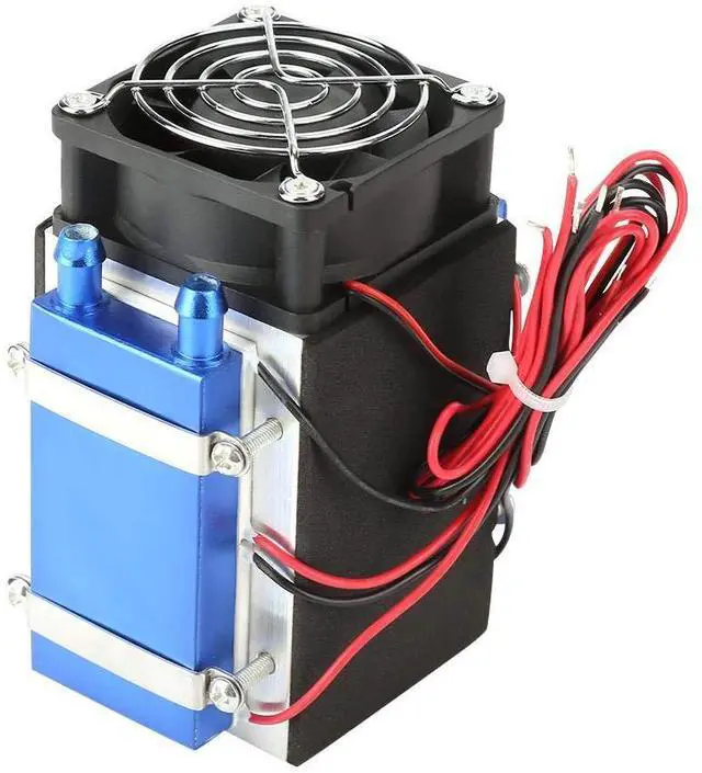 Main image of DC 12V Semiconductor Refrigeration Machine Cooler Radiator Thermoelectric Peltier Refrigeration Air Cooling Heatsink DIY Device with Fan - 4&6 Chip (4 Chip)