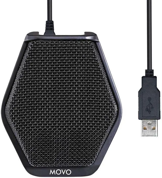 Main image of Movo MC1000 Conference USB Microphone for Computer Desktop and Laptop with 180° / 20' Long Pick up Range Compatible with Windows and Mac for Dictation, Recording, YouTube, Conference Call, Skype
