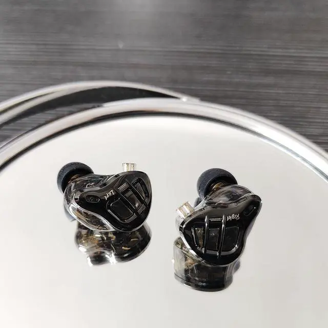 Alt view image 4 of 5 - KZ ZAR in-Ear Monitor Headphones 7BA+1DD Hybrid Drivers HiFi Noise Isolation Wired Earphone with 2pin Detachable Cable for Singers
