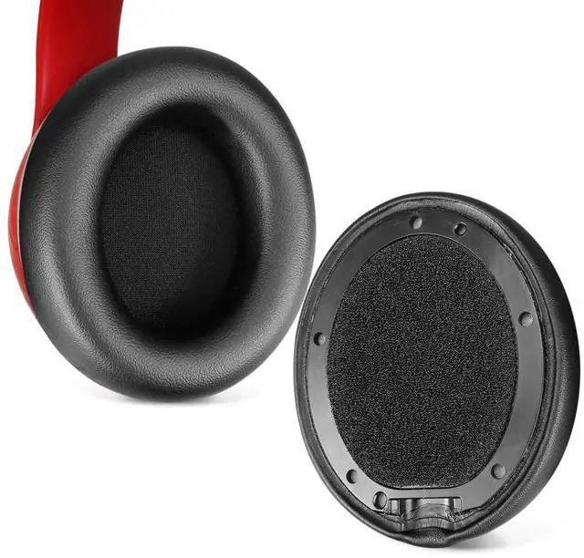 Alt view image 4 of 5 - MOLGRIA Ear Pads Cushion, Replacement Earpads for Beats Studio Pro Headphone Soft Protein Leather Earpad Cushion(Black)