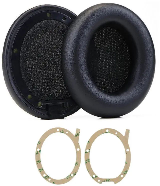 Alt view image 2 of 5 - MOLGRIA Ear Pads Cushion, Replacement Earpads for Beats Studio Pro Headphone Soft Protein Leather Earpad Cushion(Black)