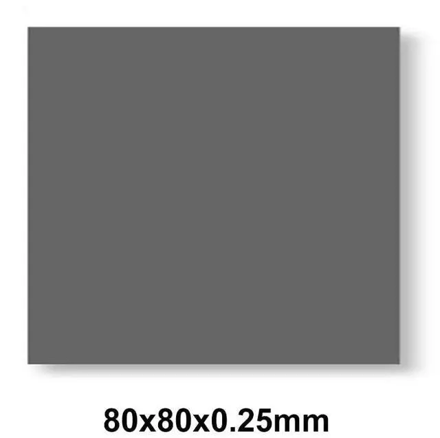 Alt view image 5 of 5 - PTM7950 Thermal Pad Phase Change Heatsink 80x80x0.25mm 8.5W/mK Conductive for Heatsink PS5 Steam Deck CPU GPU SSD Silicone Grease Thermal Pad