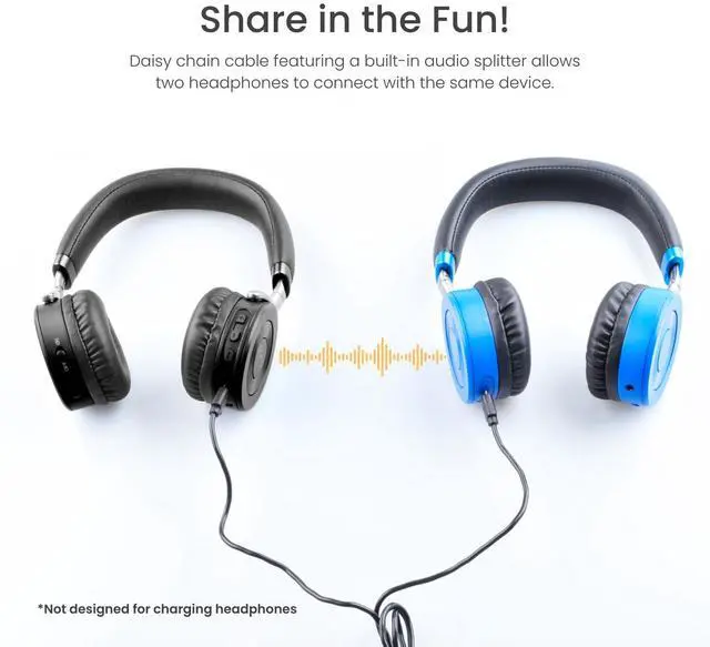 Alt view image 4 of 5 - Puro Sound Labs JuniorJam Plus Volume Limiting Headphones for Kids, Safer Audio to Protect Hearing- Adjustable Bluetooth Headphones for Tablets, Smartphones, PCs- 22-Hour Battery Life (Black)