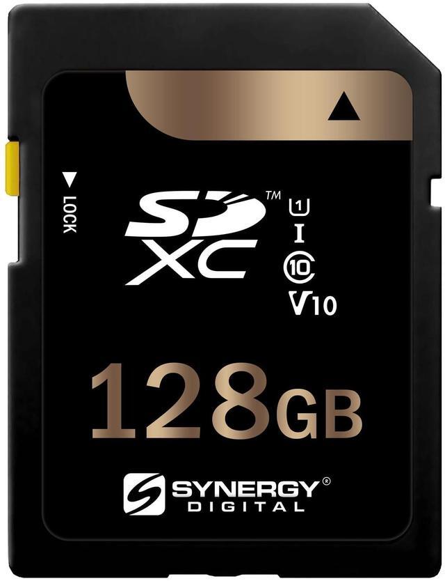 Main image of Synergy Digital 128GB, SDXC UHS-I Memory Card, Compatible with Kodak PIXPRO AZ528 Digital Camera - Class 10, U1, 100MB/s, 300 Series