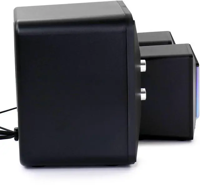 Alt view image 3 of 5 - beFree Sound Computer Gaming 2.1 Speaker System with Color LED Lights, Black