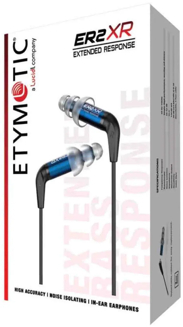 Alt view image 2 of 2 - Etymotic ER2XR Extended Response Earphone, Multicolored