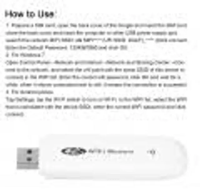 Alt view image 5 of 5 - Sim Card 4G LTE Adapter for Laptop Modem USB Modem Dongle 4G LTE Tdd Fdd Car Mini Router with Sim Card Slot