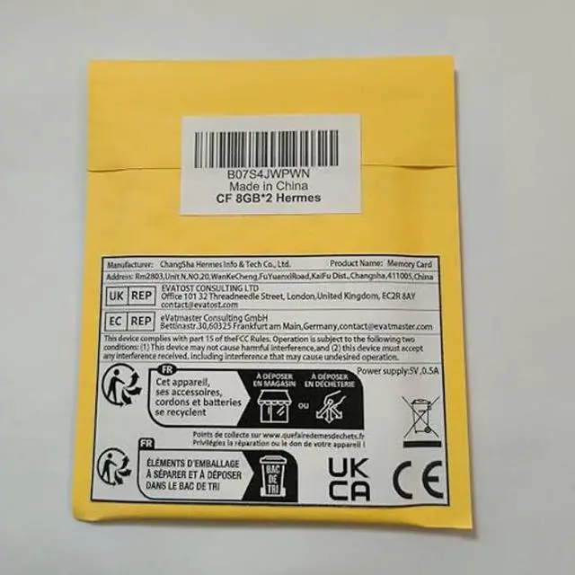Alt view image 5 of 5 - Cloudisk Pack of 2 Compact Flash Card 8GB 133X CF 2.0 Card Performance for DSLR Camera, Vintage Digital Camera and Industry Equipment (8 GB)
