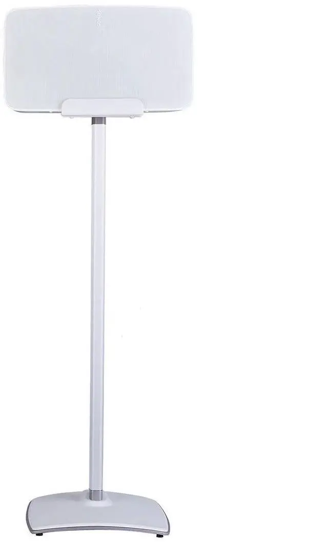 Main image of SANUS Wireless Speaker Stand for Sonos Five and Sonos Play:5 - Audio Enhancing Design for Vertical & Horizontal Audio with Built-in Cable Management & Premium Alloy Materials WSS52-W2 (White)