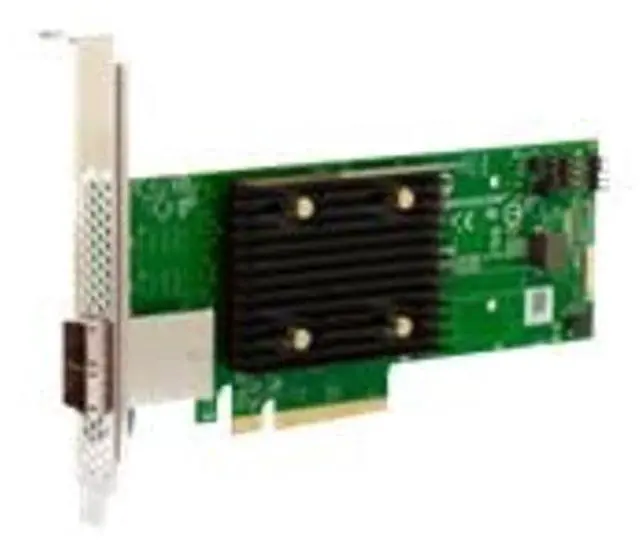 Alt view image 3 of 3 - Broadcom HBA 9500-8e Tri-Mode - Storage Controller - 8 Channel - SATA 6Gb/s/SAS 12Gb/s/PCIe 4.0 (NVMe) - PCIe 4.0 x7