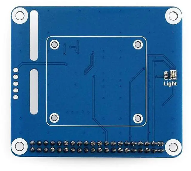 Alt view image 5 of 5 - waveshare 2-DOF Pan-Tilt HAT for Raspberry Pi Series Board Light Intensity Sensing Control Camera Movement I2C Interface