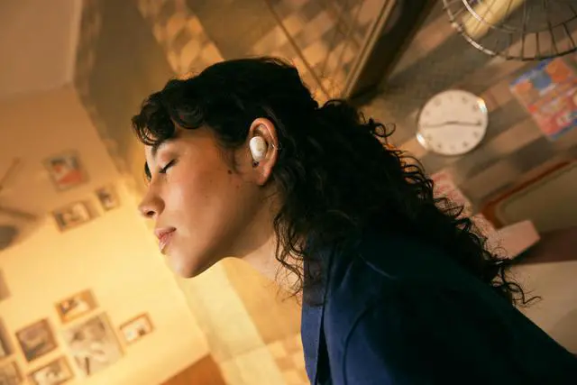 Alt view image 2 of 5 - Sennheiser ACCENTUM True Wireless Earbuds - Crystal-Clear Sound with Hybrid ANC, Ergonomic Design, 28-Hour Battery Life, Touch Interface and Dual Mic Call Quality - White