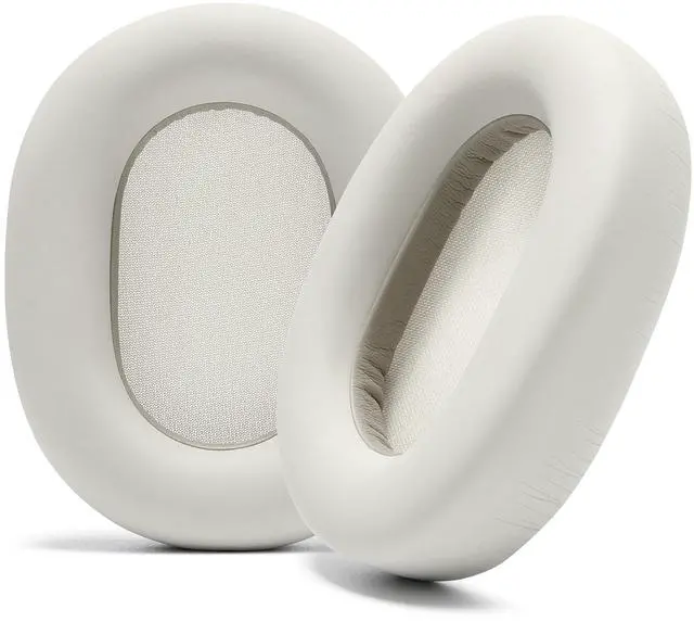 Main image of WC Wicked Cushions Extra Thick Earpads for Sony XM5 - Soft PU Leather Cushions, Luxurious Noise Isolating Memory Foam, Added Thickness | Silver