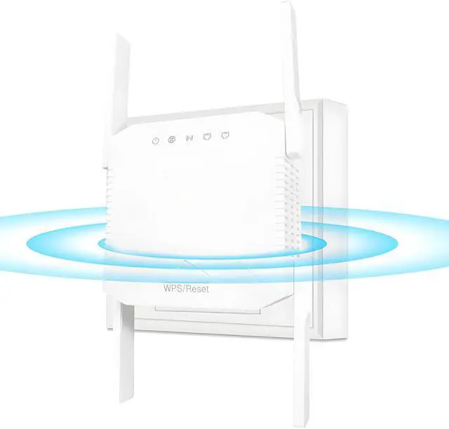 Main image of WiFi Repeater Extender Signal Booster for Home, WiFi Amplifier, WiFi Range Extender, Internet Booster with Ethernet Port (300Mbps)