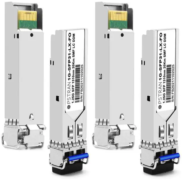 Main image of OPSTRAN 1000BASE-LX/LH SFP Optical Transceiver Module Compatible with Fortinet FN-TRAN-LX FG-TRAN-LX FR-TRAN-LX 1G SFP 1310nm 20km DDM Duplex LC SMF 4 Pack