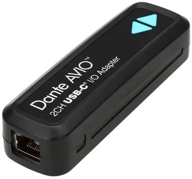 Alt view image 3 of 5 - Audinate ADP-USBC-AU-2X2 Dante AVIO USB-C IO Adapter