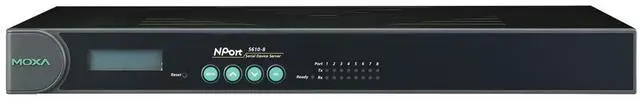 Alt view image 2 of 2 - MOXA NPort 5610-8 - 8 Ports RS-232 Rack Mount Serial Device Server