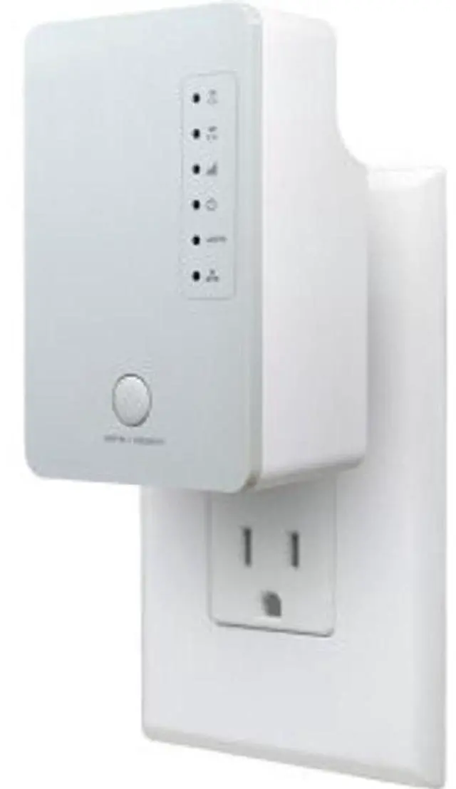 Alt view image 3 of 5 - Amped B750EX Wireless AC750 Plug-in Wi-Fi Range Extender