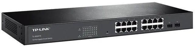 Main image of TP-Link 8-Port Gigabit Ethernet Smart PoE Switch with 2-SFP Slots 53W (TL-SG2210P)