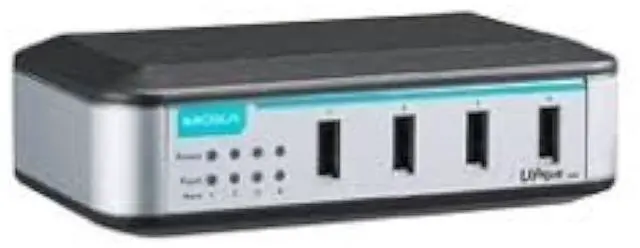 Main image of MOXA UPort 204-4 Ports Entry-Level USB Hub, with Adapter
