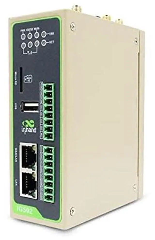 Alt view image 2 of 5 - IotInHand Networks, 4G LTE Cellurar Industrial VPN Gateway, RAM 512 MB, ARM Cortex-A8, EMCC 8GB, Python Development Platform, MicroSD Storage Support, for Verizon, AT&T