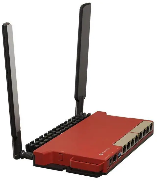 Alt view image 2 of 5 - MikroTik L009UiGS-2HaxD with Dual core 800MHz CPU, 512MB RAM, 8 x, W128339232 (800MHz CPU, 512MB RAM, 8 x Gbit LAN, 1 x 2.5 Gbit SFP Port, 2.4 GHz 802.11b/g/n/ax Dual-Chain Wireless,)