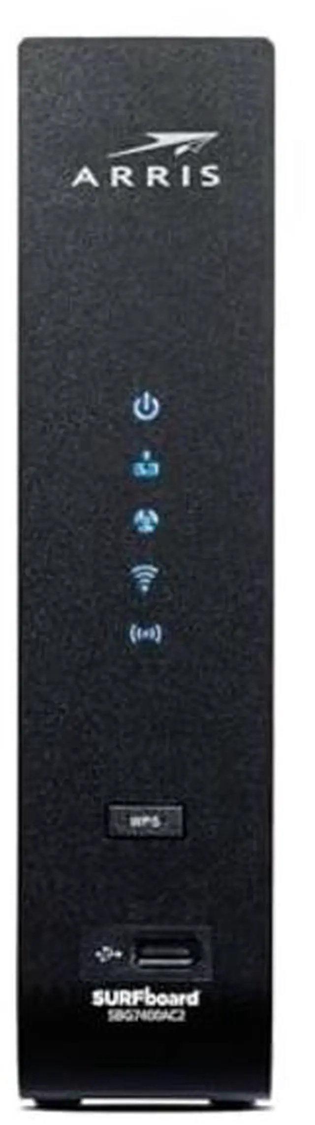 Alt view image 2 of 5 - ARRIS (SBG7400AC2) - Cable Modem Router Combo - Fast DOCSIS 3.0 & AC2350 WiFi , Approved for Comcast Xfinity, Cox, Charter Spectrum & more , Four 1 Gbps Ports , 800 Mbps Max Internet Speeds