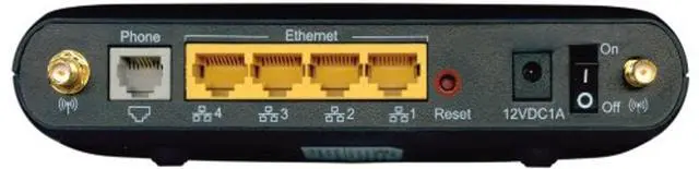 Alt view image 2 of 5 - Actiontec 300 Mbps Wireless-N ADSL Modem Router (GT784WN)