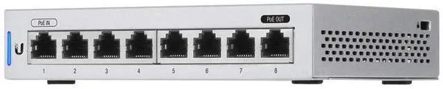 Alt view image 3 of 3 - Ubiquiti US-8 Unifi Switch,Silver