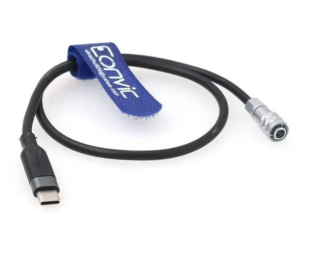 Alt view image 2 of 2 - Eonvic 12V 3A USB-C PD to Weipu 2Pin BMPCC4K Power Cable for Blackmagic Pocket Cinema 4k and 6K Camera