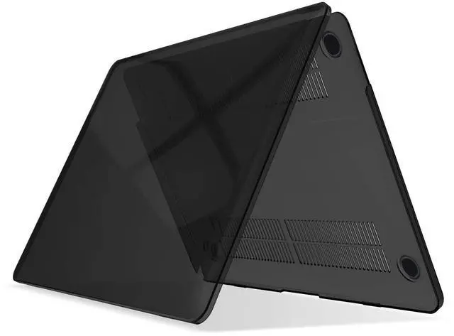 Alt view image 5 of 5 - IBENZER Compatible with 2025 2024 M2 MacBook Pro 13 Inch Case 2025-2016 M1 A2338 A2289 A2251 A2159 A1989 A1706 A1708, Hard Shell Case & Sleeve & Keyboard Cover & Type C, Crystal Black,T13CYBK+3A