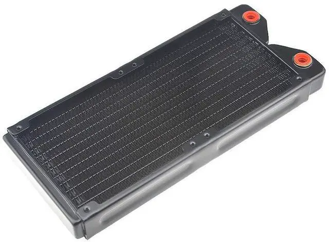 Alt view image 5 of 5 - BXQINLENX 240 Pure Copper 12 Pipe Heat Exchanger Radiator for Computer PC CPU CO2 Laser Water Cool System