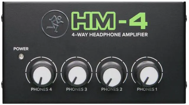 Alt view image 3 of 3 - Mackie HM-4 Headphone Amplifier