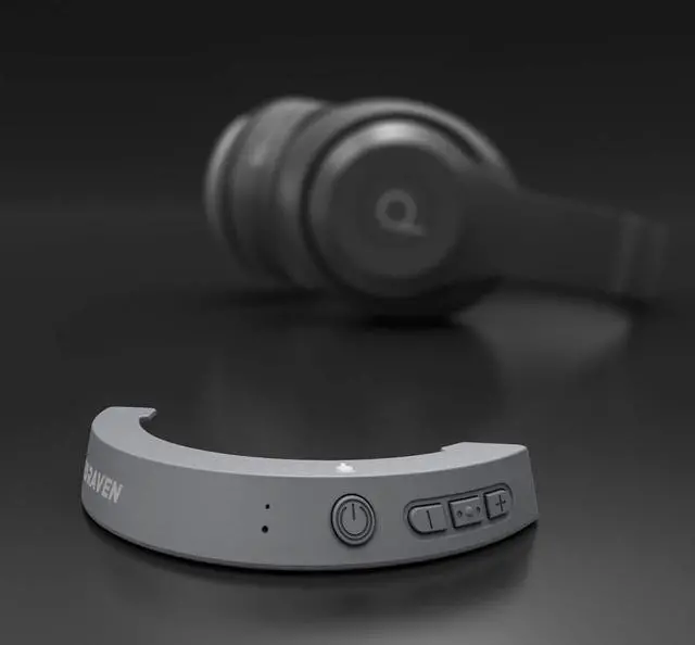 Alt view image 3 of 5 - Bolle&Raven Wireless Bluetooth Adapter for Beats Studio 2 Headphones