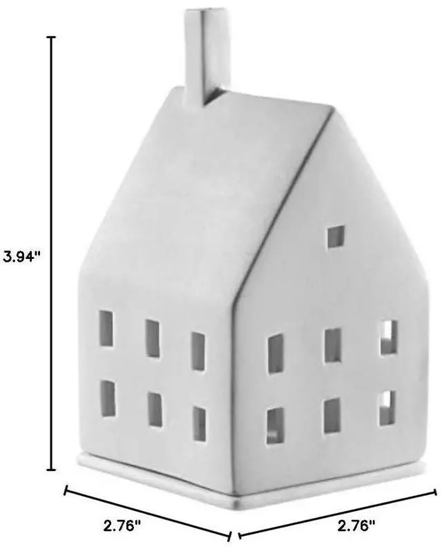 Alt view image 4 of 4 - Räder Porcelain Tealight Holder - Lichtzauber, 7 x 7 x 10 cm, White