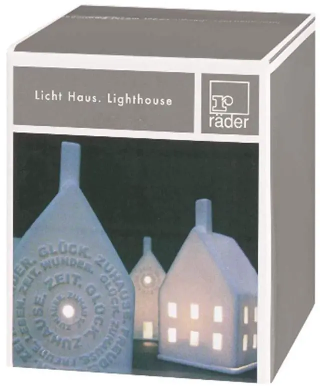 Alt view image 3 of 4 - Räder Porcelain Tealight Holder - Lichtzauber, 7 x 7 x 10 cm, White