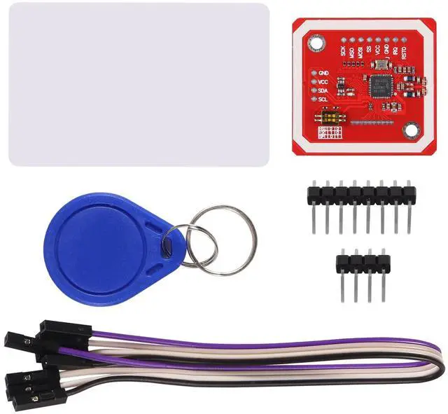 Alt view image 2 of 5 - D-FLIFE 6pcs PN532 NFC NXP RFID Module V3 Kit Near Field Communication Reader Module Kit I2C SPI HSU with S50 White Card Key Card for Arduino Raspberry Pi DIY Smart Phone Android Phone