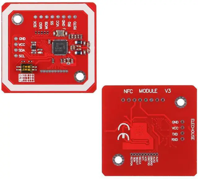 Alt view image 3 of 5 - D-FLIFE 6pcs PN532 NFC NXP RFID Module V3 Kit Near Field Communication Reader Module Kit I2C SPI HSU with S50 White Card Key Card for Arduino Raspberry Pi DIY Smart Phone Android Phone
