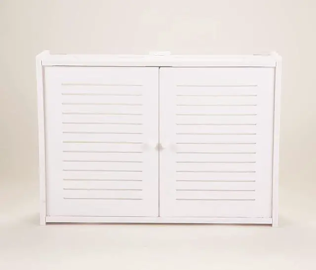 Alt view image 3 of 4 - WiFi Storage Box Wall Mount WiFi Router Storage Box Router Modem Wall Mount (Small Shutter)