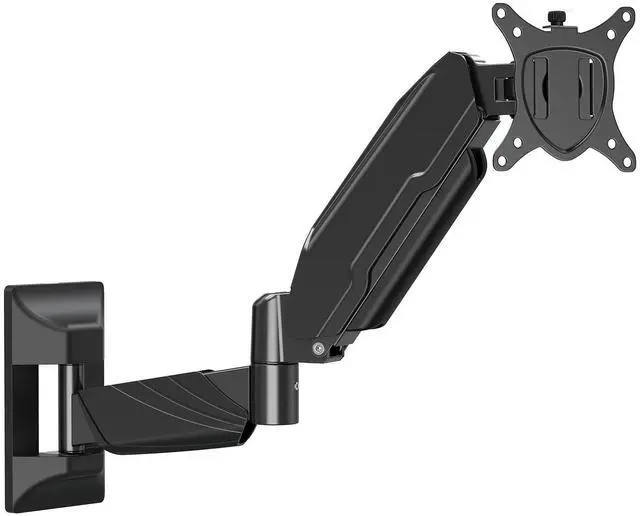Main image of MOUNT PRO Monitor Wall Mount for 13 to 32 Inch Computer Screens, Single Monitor Mount with Tilt/Swivel/Rotation Adjustable, Gas Spring Wall Arm Holds up to 17.6lbs, Vesa Wall Mount 100x100