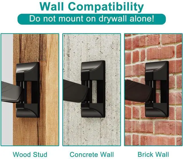 Alt view image 4 of 5 - MOUNT PRO Monitor Wall Mount for 13 to 32 Inch Computer Screens, Single Monitor Mount with Tilt/Swivel/Rotation Adjustable, Gas Spring Wall Arm Holds up to 17.6lbs, Vesa Wall Mount 100x100