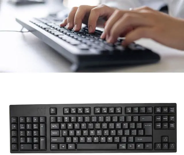 Alt view image 5 of 5 - Left Handed Mechanical Gaming Keyboard, 109 Keys With Number Pad, Wired Micro USB Connection, Ergonomic for Business, Accounting, Designer, Gamer, Home, Office