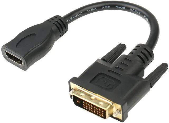 Alt view image 2 of 5 - Anbear Bi-Directional HDMI Female to DVI-D(24+1) Male Adapter, 1080P DVI to HDMI Conveter (10, Black)