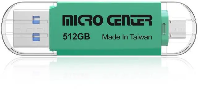 Main image of Micro Center Super Speed 2-in-1 512GB Dual Drive Type C & Type A OTG up to 150MB/s USB 3.0 Flash Drives Thumb Drive Memory Storage for Android Smartphone Computers MacBook Tablets PC