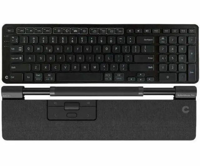 Alt view image 4 of 5 - Contour Design Balance Keyboard - Wired, Ergonomic Design - Compact Size, Adjustable Tilt to Support Wrist Strain, Plug & Play PC/Mac - Black