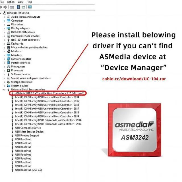 Alt view image 3 of 5 - ChenYang USB 3.2 Gen2x2 Type-E Front Panel Socket to PCI-E 4X PCI Express Expansion Card Adapter