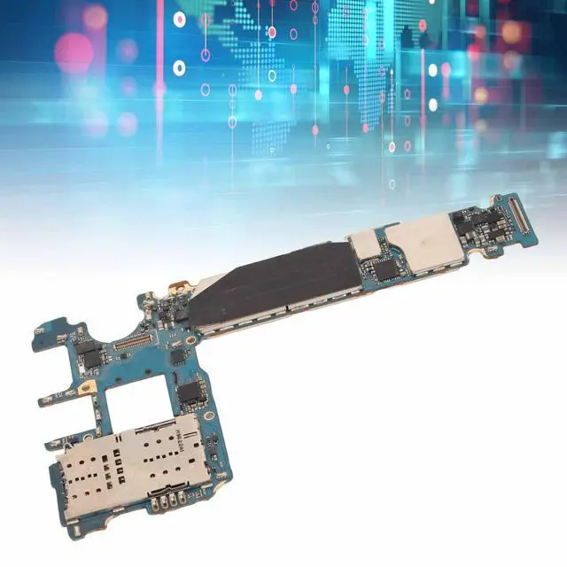 Alt view image 2 of 5 - Mainboard for Galaxy S8, PCB Unlock Cellphone Motherboard, 64GB Memory, Professional Replacement Phone Mainboard, Accurate Size (US Version)